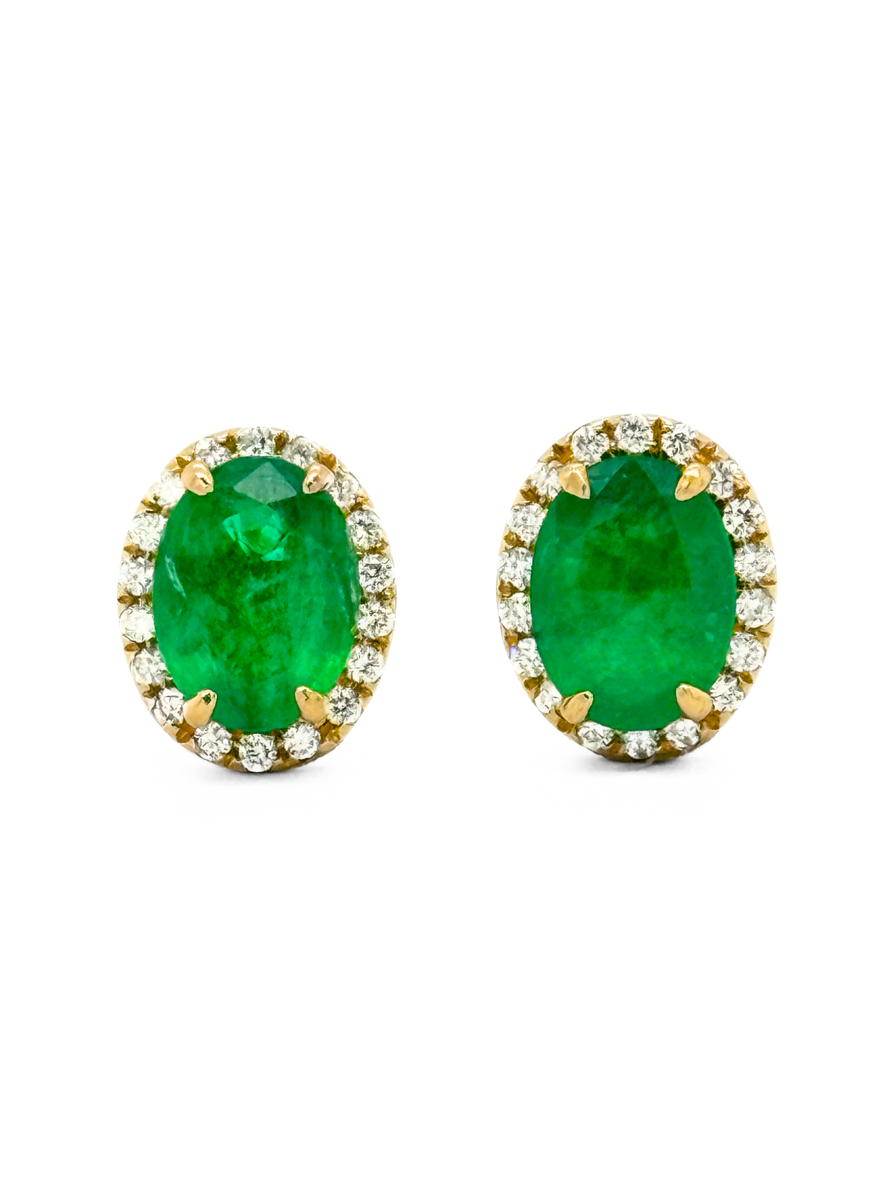 EMARALD STUD EARRINGS-413458